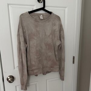 All in Motion Women's Taupe Tie-Dye Sweatshirt